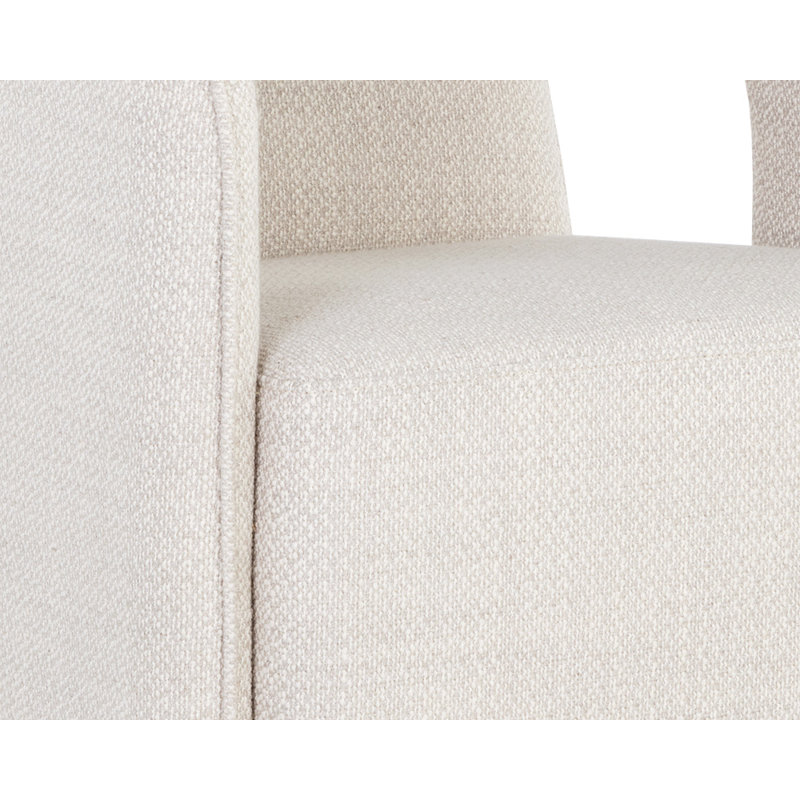 Kendrick Upholstered Arm Chair, Cream