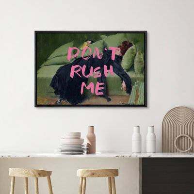 Decadent Young Woman Jove Decadent by Ramon Casas Dancing Painting Printed Dont Rush Me Art Decor