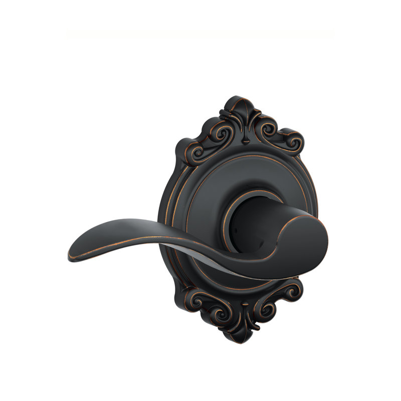 Addison passage Door Lever, Aged Bronze