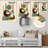 Modern Abstract Wall Decor on Metal-47111649