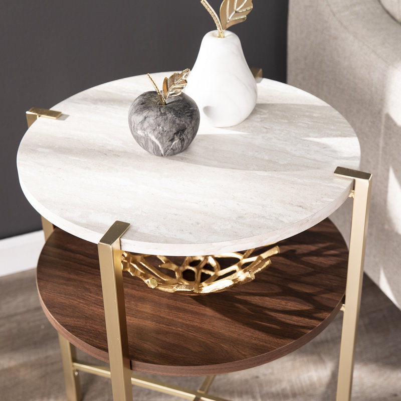 Table de bout avec rangement Trosper