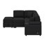 Canapé d'angle modulaire en L avec canapé-lit escamotable en L-115750856