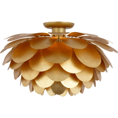 Chapman & Myers Cynara Flush Mount