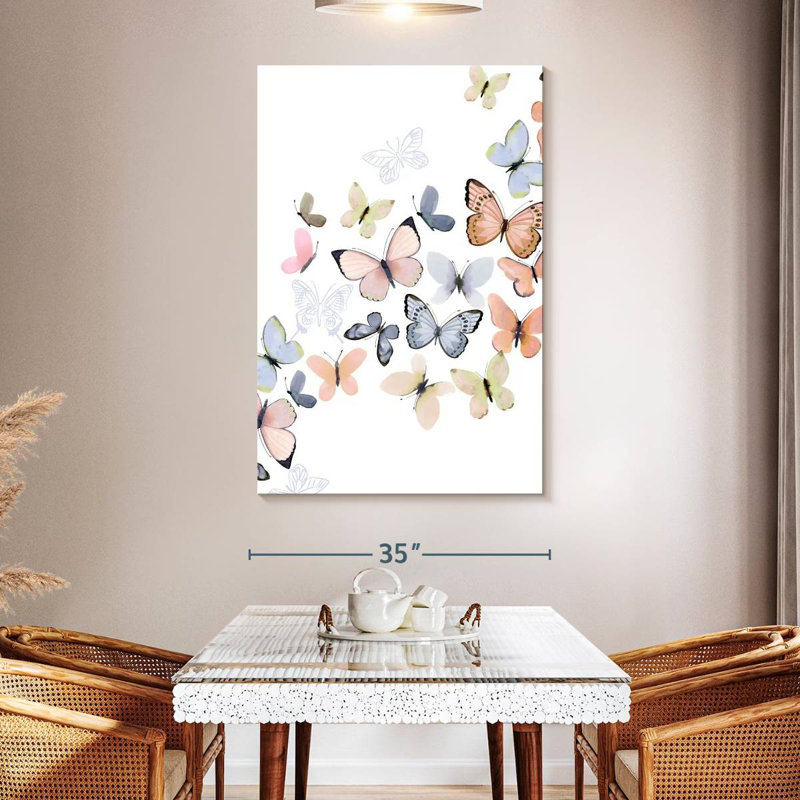 Brampt Butterfly Path, 51" H x 34" W