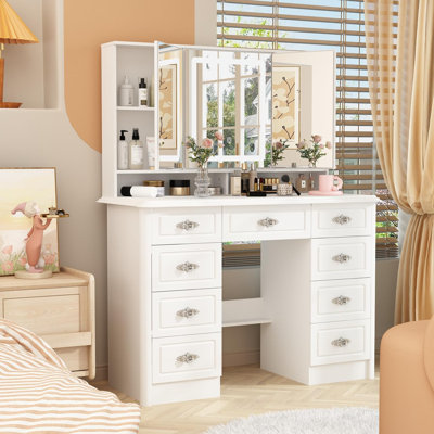 Belarmina Dressing Table with Mirror