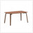 5Pcs Walnut Finish Dining Room Set