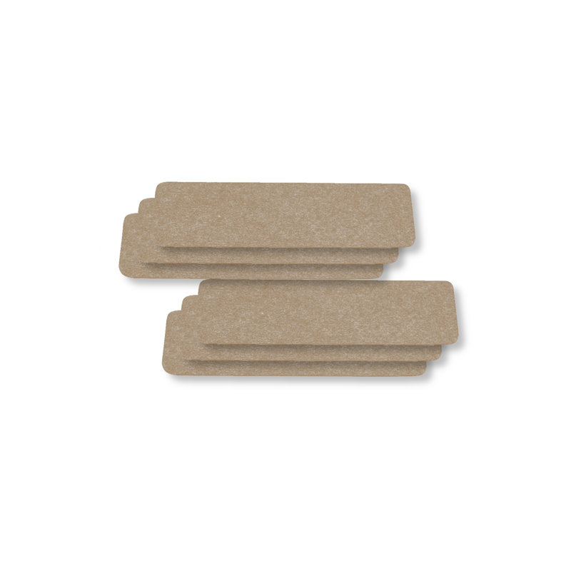 Tapis de sol en vinyle pour animaux 12 po x 20 po G-Floor Drip & Dry (paquet de 6), Brun clair