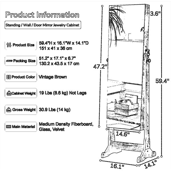 Dimensions du produit