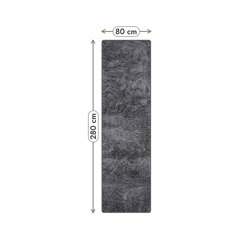 Lush Shaggy Collection Shag, 80X280 cm Runner