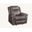 Fauteuil inclinable Lydia, cuir brun Aire