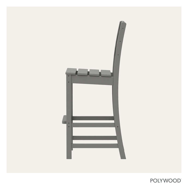 Lakeside Bar Side Chair, Gray