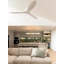 Ventilateur de plafond intelligent WiFi de 56 po pour intérieur/extérieur, CC, avec télécommande, résistant à l'humidité, blanc moderne-67499159-69556332