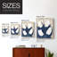Reproduction encadrée FLORAL Series DCCVI - bois massif-973437234