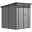 Outsunny 6 x 6ft Plastic Garden Shed with Windows and Air Vents-1703785283