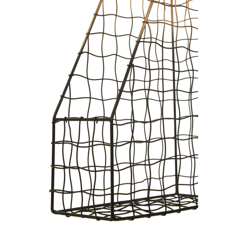 Larrison Metal Free Standing Magazine Rack
