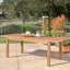 Table en bois avec fonction extensible pour le patio