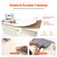 Table de couture pliante avec roues verrouillables