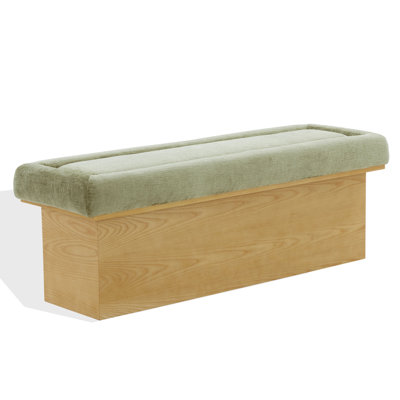 Banc en chenille et bois Trudy