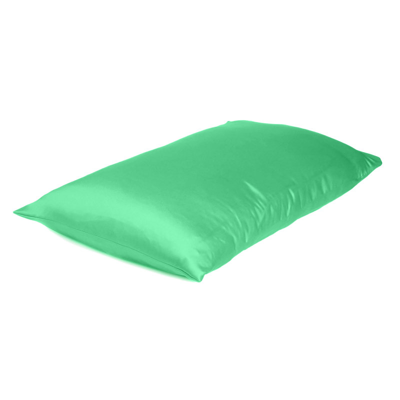 Taies d'oreiller en satin, Standard, Vert piscine