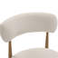 Chaise de salle à manger rembourrée moderne avec dossier incurvé, siège rembourré et pieds en métal (ensemble de 2)-133416235-133416239-133416234