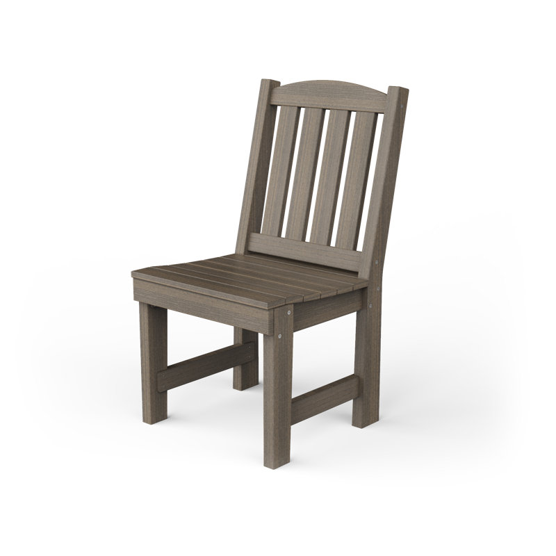 Chaise de patio en poly-jardin, Gris côtier