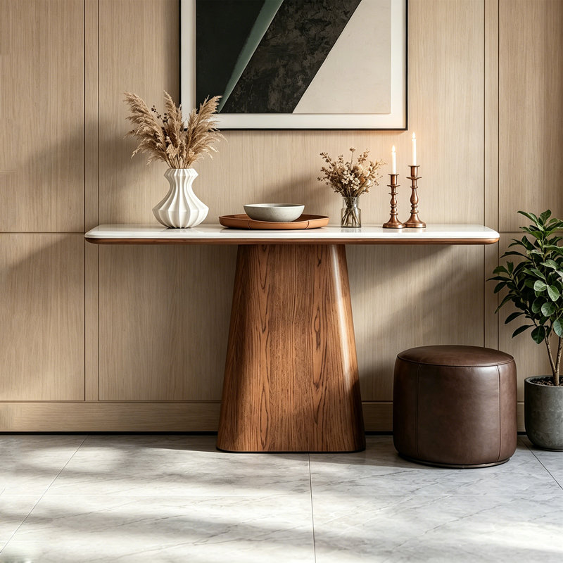 Console italienne Italian Minimalist, H 33,5 po x l 39,4 po x P 13,8 po