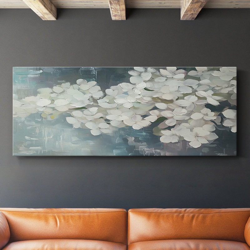 Botanical Series-CCLII- Toile tendue avec châssis - Prêt à accrocher, H 12 po x l 30 po