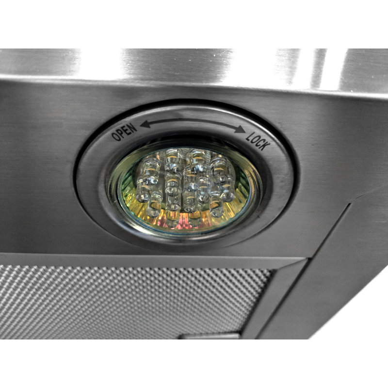 Hotte murale à conduit 30 pouces 500 CFM, Acier inoxydable