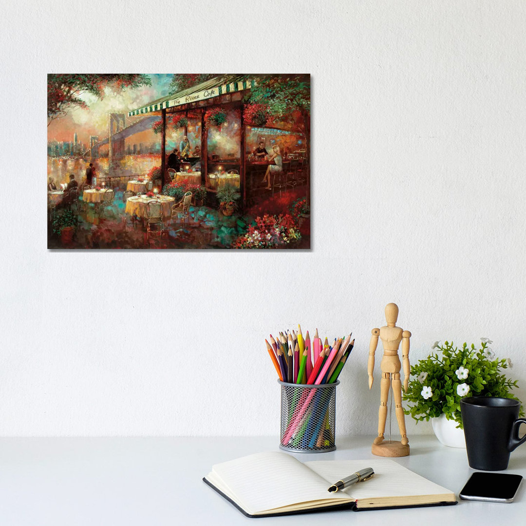 The River Café by Ruane Manning - Gallery-Wrapped Canvas Giclée on Canvas