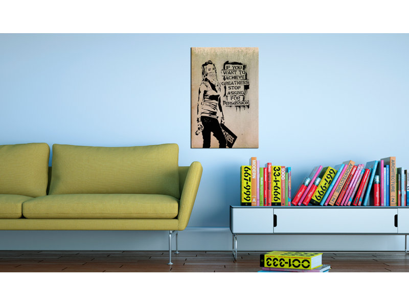 No Frame Print on Canvas, 90cm H x 60cm W