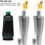 Ensemble de 2 torches en acier inoxydable de 5 pi Sorbus
