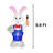 Bunny With Carrot And Easter Eggs Inflatable