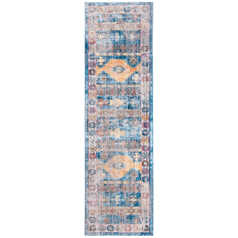 Reza Southwestern Hand Woven Area Rug, Runner 69 x 244 cm