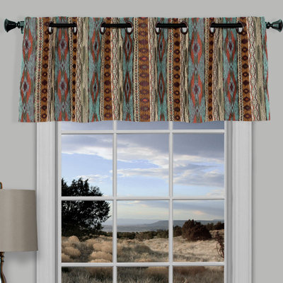 Lodge Phoenix Desert Poly/Acrylic Blend Grommet Valance
