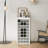 Modular Wine Bar Cabinet With 32 Bottle Rack