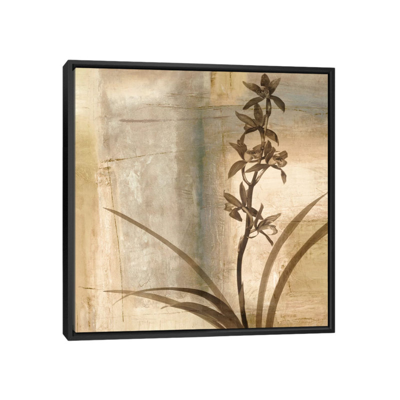 « shadow danse ii », reproduction d’art sur toile, H 18 po x l 18 po x P 1,5 po, Toile avec cadre noir, Pas de tapis