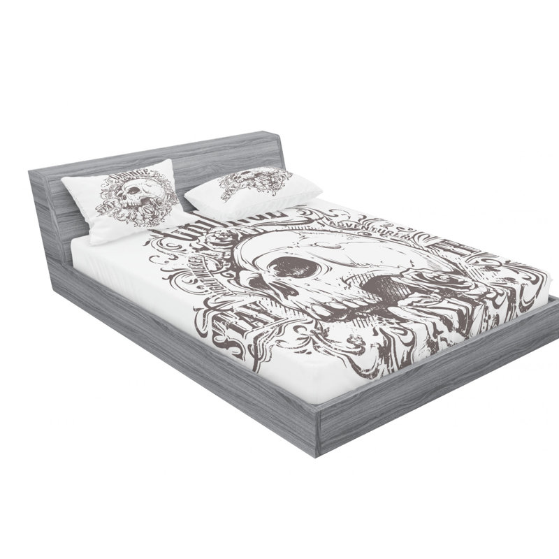 Microfiber Sheet Set, Full Sheet Set with Fitted Sheet