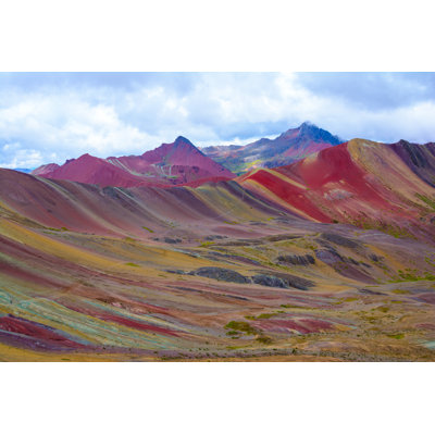 Vinicunca Or Rainbow Mountain, Pitumarca-Peru - Wrapped Canvas Print