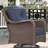  7 Piece Wicker Outdoor Furniture Set with 6-inch Comfy Cushions, High Back Patio Furniture Set with Swivel Rocking Chairs and Fire Pit Table-577310590-577310585