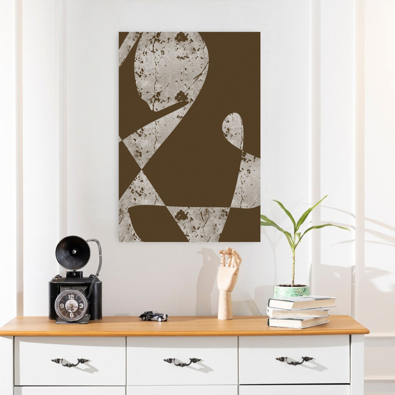 Art contemporain, art contemporain abstrait, H 24 po x l 16 po