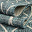 Tapis treillis intérieur / extérieur Teal Gitter-606288622