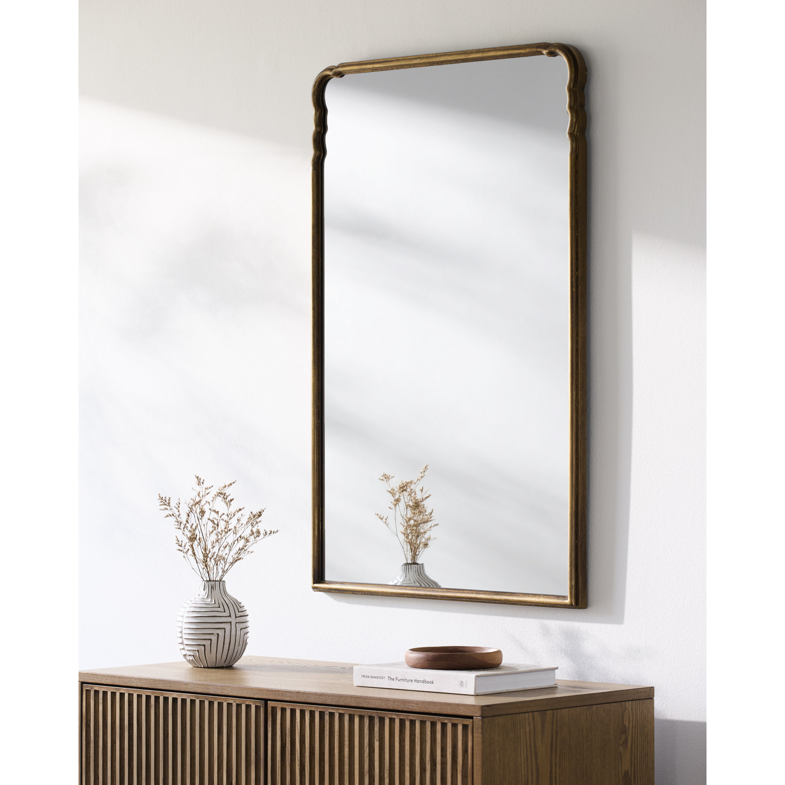Grey 36" Accent Mirror, 36" x 24"