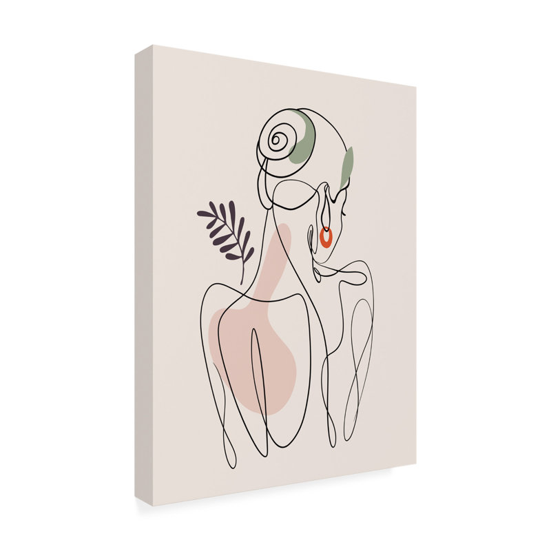 Bodyscape - Impression sur toile tendue, H 19 po x l 14 po x P 2 po