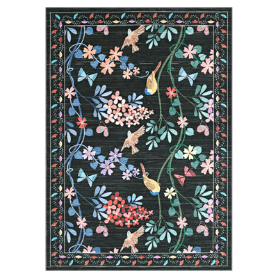 Tapis lavable à la machine pour le salon, tapis décoratif vieilli, antidérapant, antidérapant, doux, résistant aux taches, tapis à poils courts et pliable pour la décoration de bureau