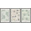 3 pièces William William Flower Market Exposition par William Morris-90975232-90975234-119385118