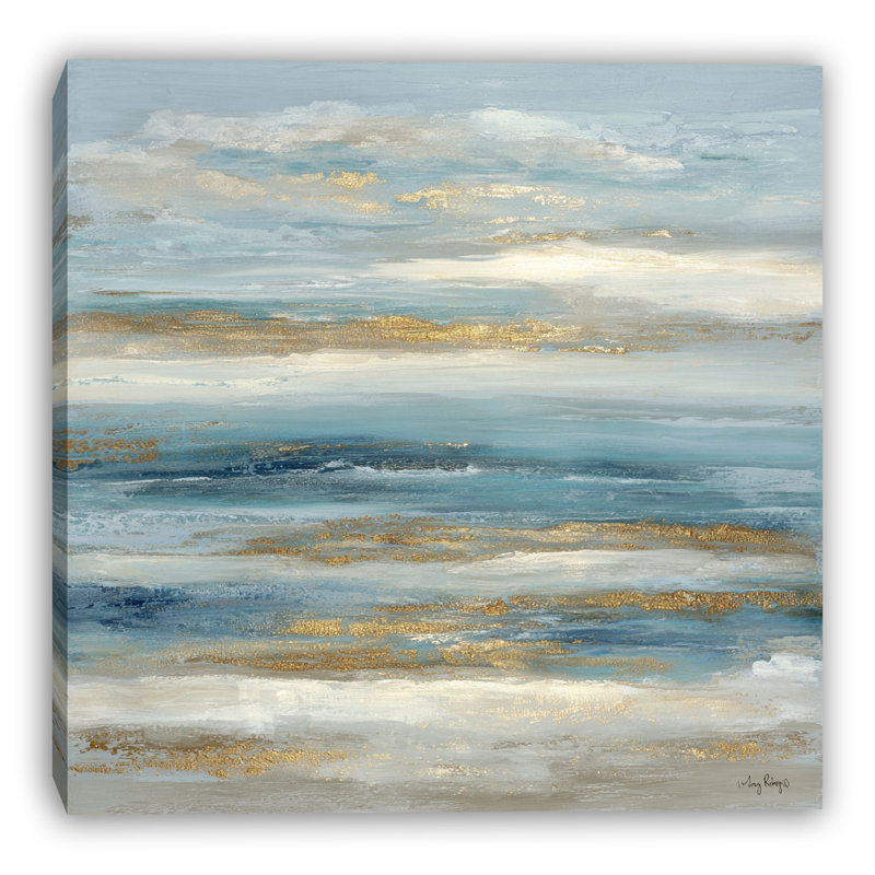 Art mural sur toile Calm Waterscape, H 20 po x l 20 po x P 1,5 po