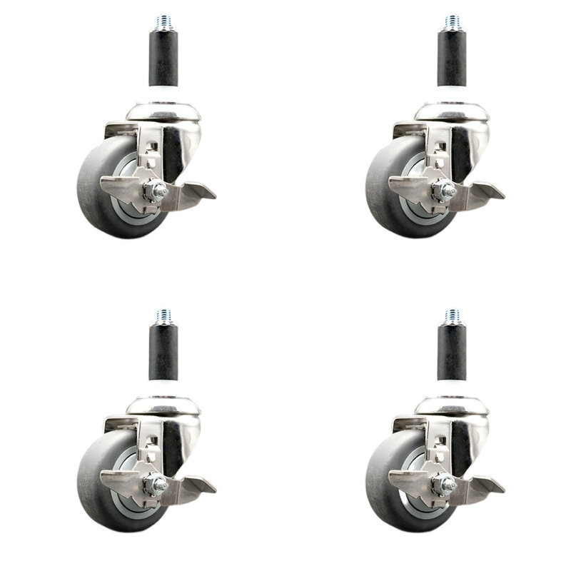 Thermoplastic Rubber Casters