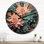 Horloge murale en bois massif Mounira
