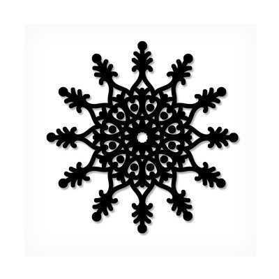 Bolog Sasha Snowflake III Canvas Art