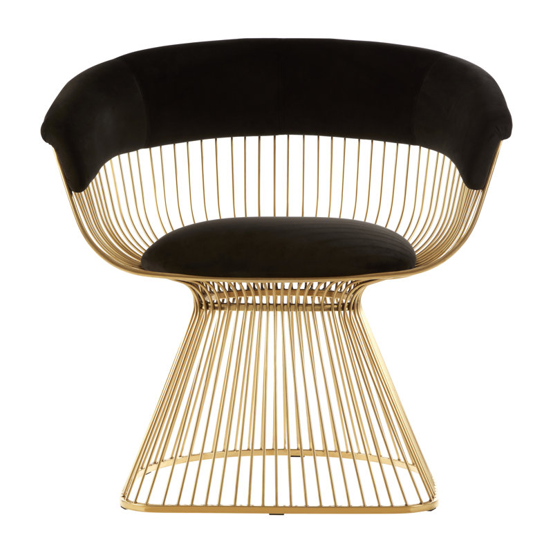 Garceau Velvet Barrel Chair